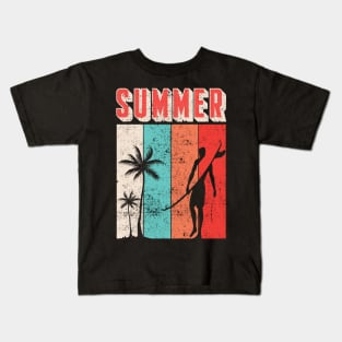 Summer surfing vintage Kids T-Shirt